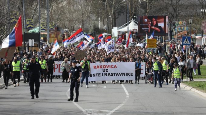Prosvjed u Beogradu