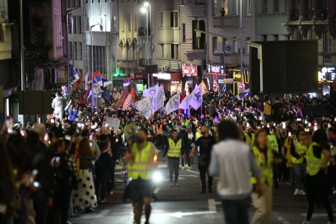 Prosvjedi u Srbiji / Foto: Fena/Vladislav Mitić/Nova.rs