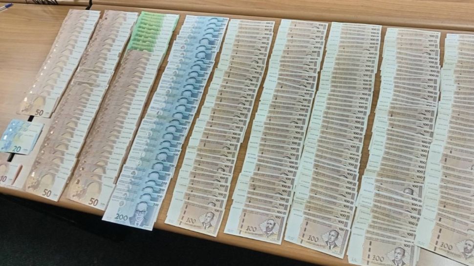 Ukradeni novac / Foto: MUP RS