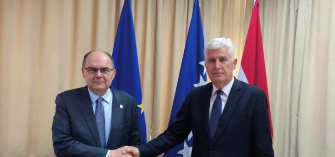 Dragan Čović i Christian Schmidt / Foto: HDZ