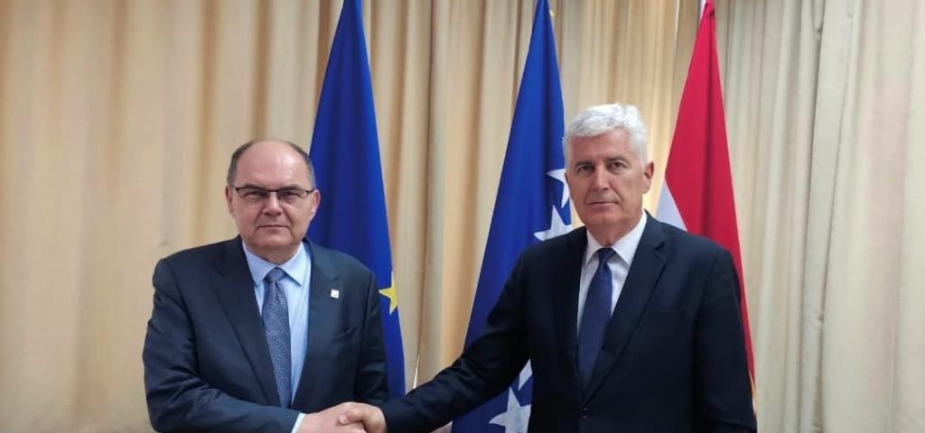 Dragan Čović i Christian Schmidt / Foto: HDZ