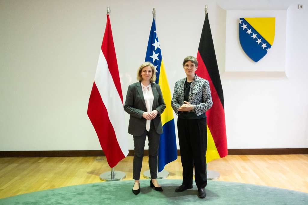 Meinl Reisinger i Anna Lührmann / Foto: Austrija