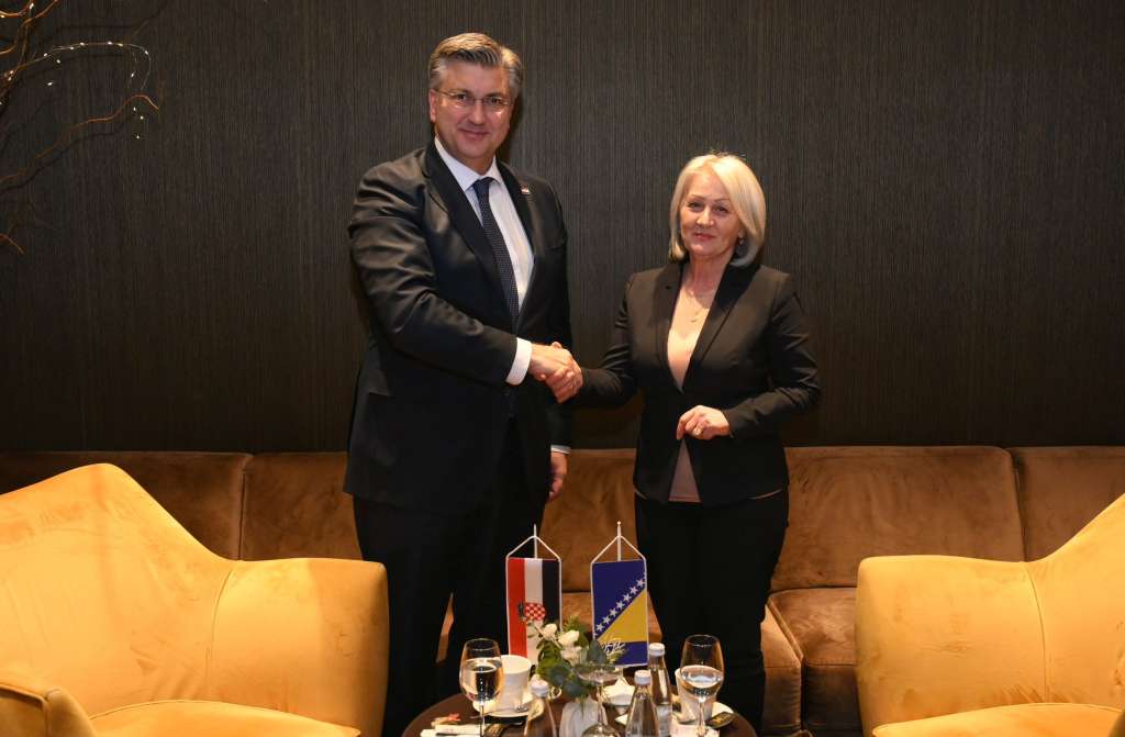 Andrej Plenković i Borjana Krišto / Foto: X