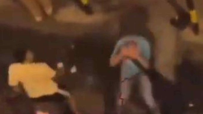 Snimak incidenta. Platforma X