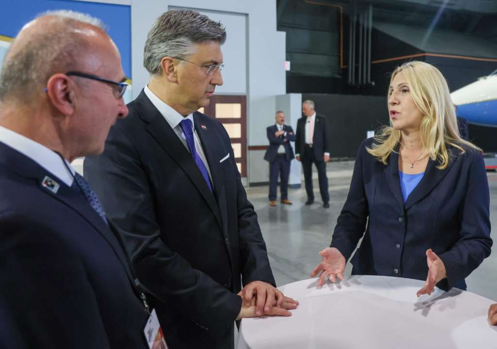 Željka Cvijanović, Andrej Plenković i Gordan Grlić Radman / Foto: Predsjedništvo BiH