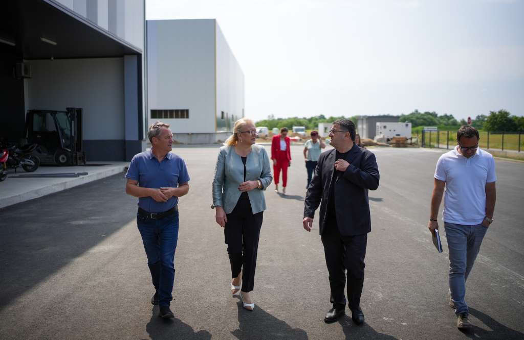 Lidija Bradara u Orašju / Foto: Agencija