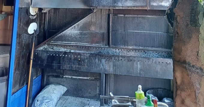 Požar u ugostiteljskom objektu u Neumu / Foto: Facebook PVJ Neum