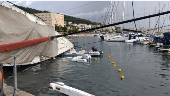 Nevrijeme u Splitu / Foto: Hina