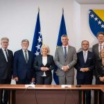 Krišto s članovima Odbora za vanjske poslove EP / Foto/ VMBiH