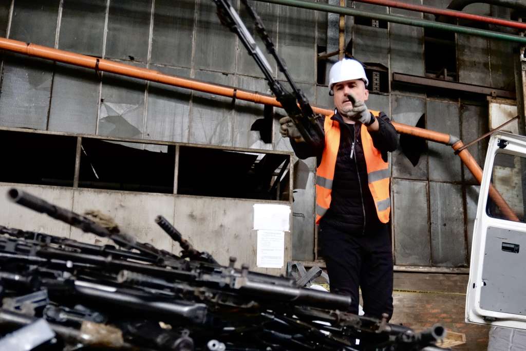 Uništavanje oružja: Foto/ MINISTARSTVO SIGURNOSTI BIH