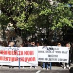 Prosvjed zdravstvenih radnika / Foto: FENA