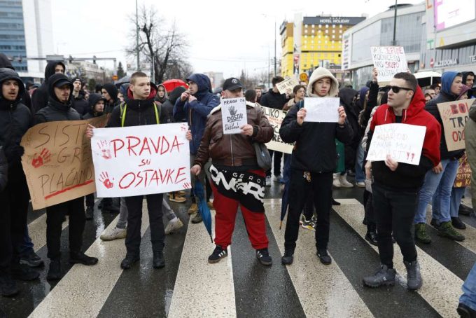 Prosvjedi u Sarajevu / Foto: Fena