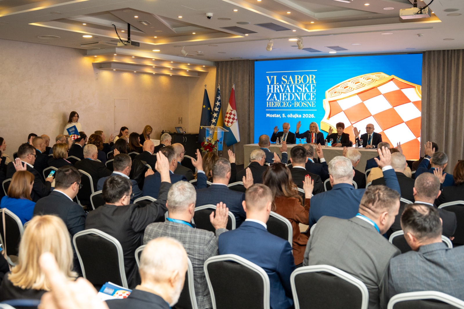 Održano VI. zasjedanje Sabora Hrvatske zajednice Herceg-Bosne / Foto: HNS BiH