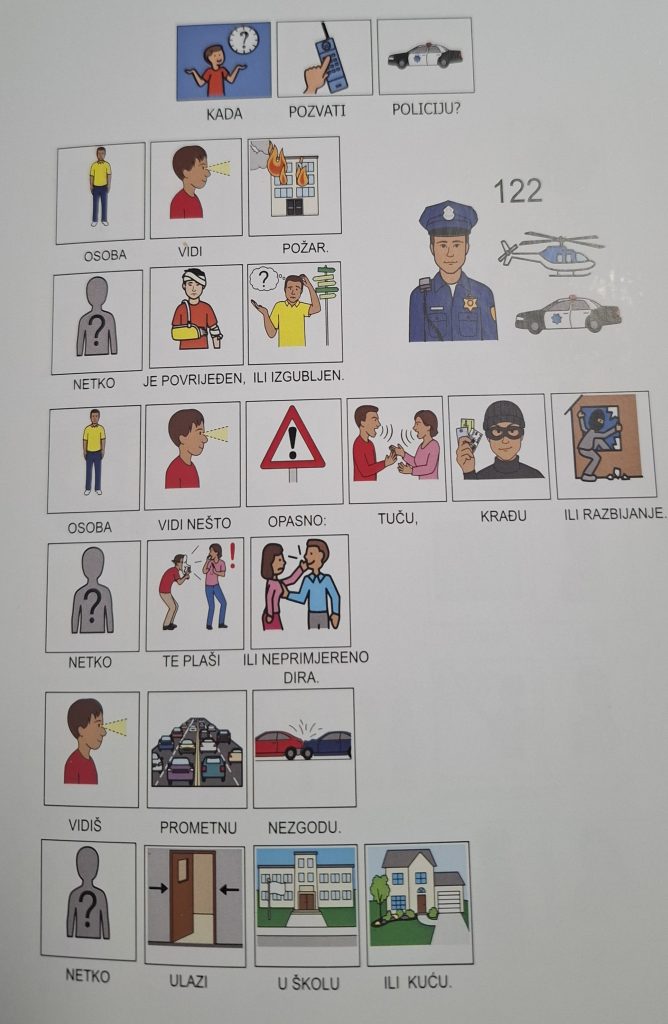 Slikovni priručnik za hitne službe – podrška osobama s komunikacijskim poteškoćama