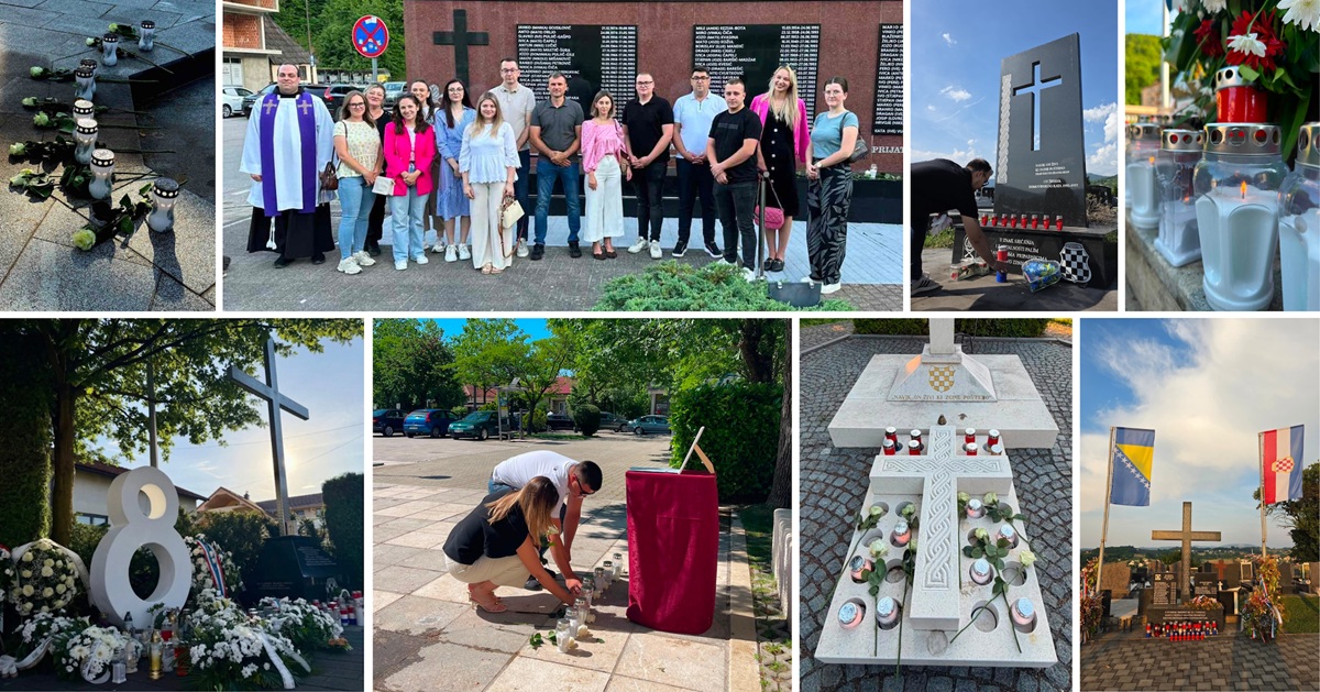 Diljem Bosne i Hercegovine obilježena 33. obljetnica stradanja osmero djece u Vitezu Diljem Bosne i Hercegovine obilježena 33. obljetnica stradanja osmero djece u Vitezu