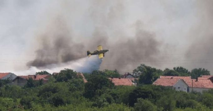 požar kod gruda