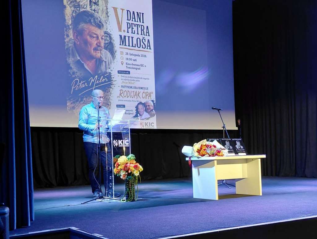 Tomislavgrad slavio književnost: 5. Dani Petra Miloša s nagradama i predstavom Tomislavgrad slavio književnost: 5. Dani Petra Miloša s nagradama i predstavom